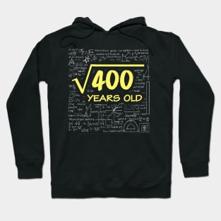 Square Root 20th Birthday 20 Years Old Math Lover Hoodie